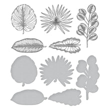 Load image into Gallery viewer, Tropical Leaves Better Press Plate Spellbinders BP-155
