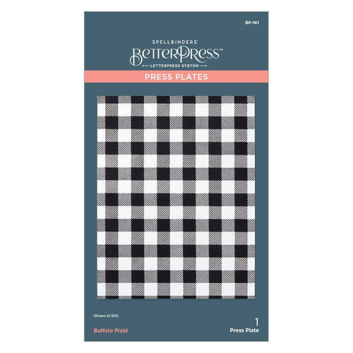 Buffalo Plaid BetterPress Plate Spellbinders BP-161