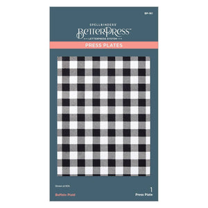 Buffalo Plaid BetterPress Plate Spellbinders BP-161