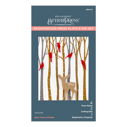 Birch Trees & Friends BetterPress BPR-015 Spellbinders