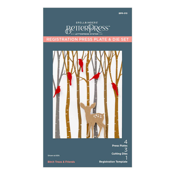 Birch Trees & Friends BetterPress BPR-015 Spellbinders