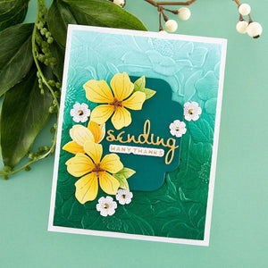 Essential Four Petal Labels Spellbinders S5-563