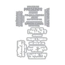 Load image into Gallery viewer, Here for the Presents Letterpress + Foil and Cut Hero Arts HD102