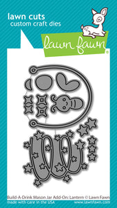 Build a Drink Mason Jar Add On Lawn Fawn LF3433