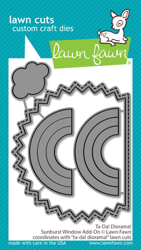 Ta! Da! Diorama! Sunburst Window Add On Dies Lawn Fawn LF3435