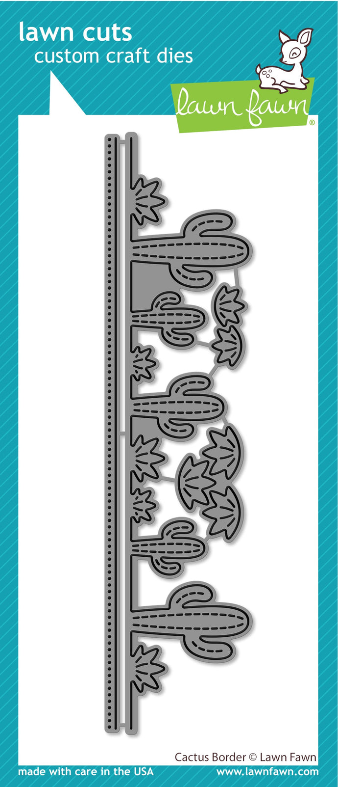 Cactus Border Dies Lawn Fawn LF3436