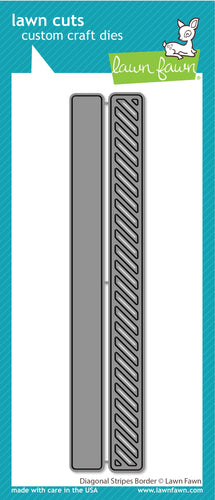 Diagonal Stripes Border Lawn Fawn LF3438