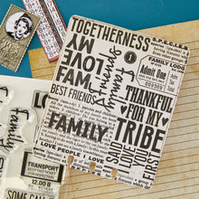 Load image into Gallery viewer, Family &amp; Friends Clear Stamps Spellbinders STP-281