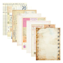 Load image into Gallery viewer, Reminisce Patterned Cardstock Book 10 Spellbinders SCSP-037