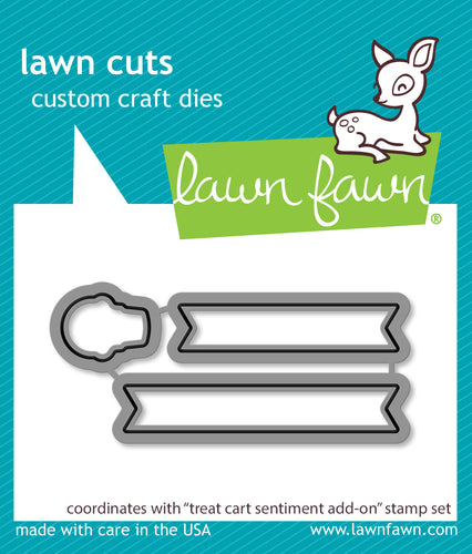 Treat Cart Sentiments Add On Dies Lawn Fawn LF3414