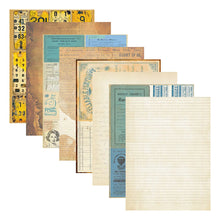 Load image into Gallery viewer, Reminisce Patterned Cardstock Book 10 Spellbinders SCSP-037