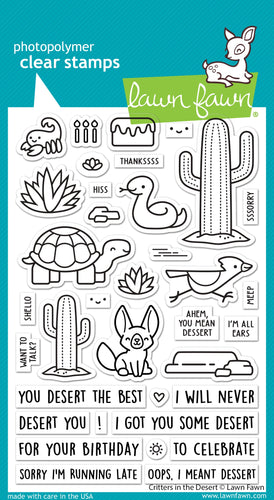 Critters in the Desert Lawn Fawn LF3415