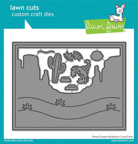 Desert Canyon Backdrop Dies Lawn Fawn LF3450