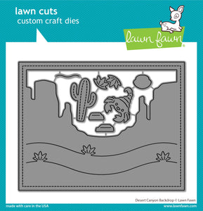 Desert Canyon Backdrop Dies Lawn Fawn LF3450