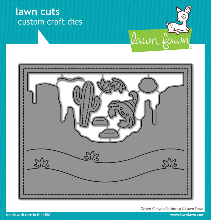 Desert Canyon Backdrop Dies Lawn Fawn LF3450