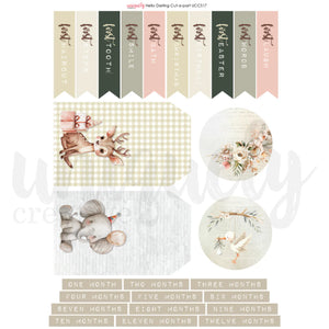 Hello Darling Cut a Part Sheet UCCS171