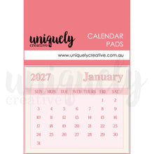 Load image into Gallery viewer, 2027 Calendar Pads Uniquely Creative UCE2236