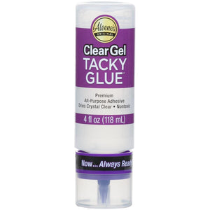 Clear Gel Tacky Glue Aleene’s Always Ready 33151