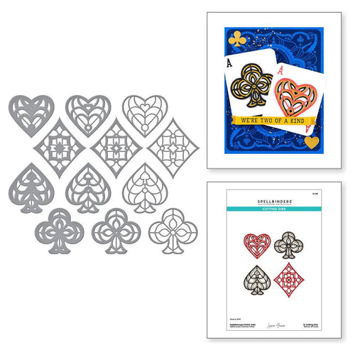 Kaleidoscope Noble Suits Die Set Spellbinders S7-267