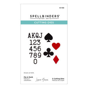 Pip & Rank Die Set Spellbinders S1-159