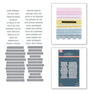 Ideal Moments Sentiments BetterPress Spellbinders BP-261