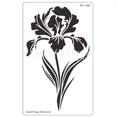Iris Metal Stencil Sweet Poppy SP1-386