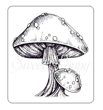 Toadstool Clear Stamp Sweet Poppy SPSTMP_Toadstool