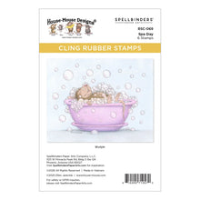 Load image into Gallery viewer, Spa Day Cling Rubber Stamp Spellbinders RSC-069
