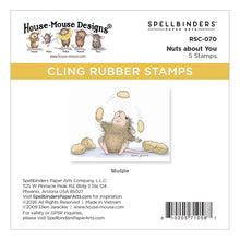Load image into Gallery viewer, Nuts about You Cling Rubber Stamps RSC-070