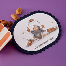 Load image into Gallery viewer, Nuts about You Cling Rubber Stamps RSC-070