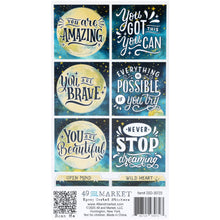 Load image into Gallery viewer, Starlight Dreams - Epoxy Stickers 49 &amp; Market DSD-30723