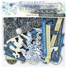 Load image into Gallery viewer, Starlight Dreams - Chipboard Words 49 &amp; Market DSD-30709