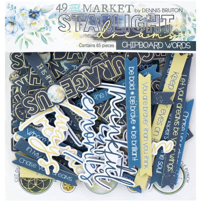 Starlight Dreams - Chipboard Words 49 & Market DSD-30709