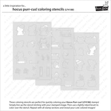 Load image into Gallery viewer, Hocus Purr-cus! Stencils Lawn Fawn LF4188
