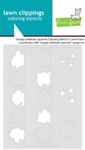 Load image into Gallery viewer, Simply Celebrate Squirrels Colouring Stencil Lawn Fawn LF3883