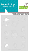 Load image into Gallery viewer, Fall Mice Colouring Stencils Lawn Fawn LF4199