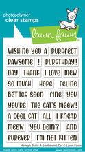 Load image into Gallery viewer, Henry’s Build a Sentiment - Cat Stamps LF4203