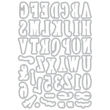 Load image into Gallery viewer, Fine Line Alpha 02 Dies Sizzix 666808 49 &amp; Market