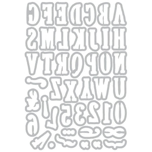Fine Line Alpha 02 Dies Sizzix 666808 49 & Market