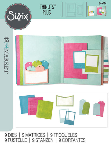 Journal Essential Pages Die Set Sizzix 666744