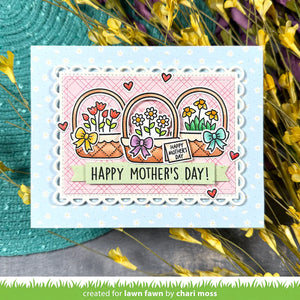 Spring Basket 4x6” Stamp Set  Lawn Fawn LF3658