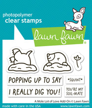 Load image into Gallery viewer, A Mole Lot of Love Add On Lawn Fawn LF3945