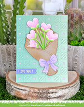 Load image into Gallery viewer, Checkered Hearts Backdrop: Portrait Lawn Fawn LF3962