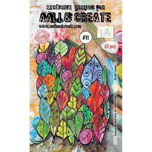 Doodle Leaves #11 Ephemera Die Cuts Aall & Create