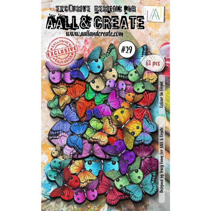 Colour in Flight #29 Ephemera Die Cuts AALL & Create