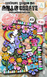 Dream Drops #38 Ephemera Die Cuts AALL & Create
