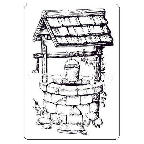 Wishing Well Clear Stamp Sweet Poppy SPSTMP_Wishingwell