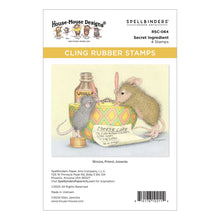 Load image into Gallery viewer, Secret Ingredient Cling Rubber Stamps House-Mouse Designs Spellbinders RSC-064