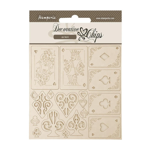 Decorative Chips Playing Cards Master of Magic Stamperia SCB253
