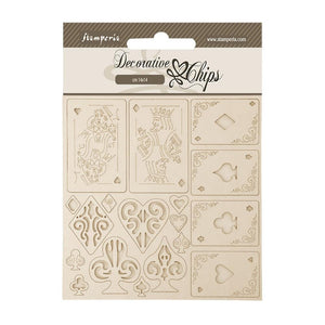 Decorative Chips Playing Cards Master of Magic Stamperia SCB253